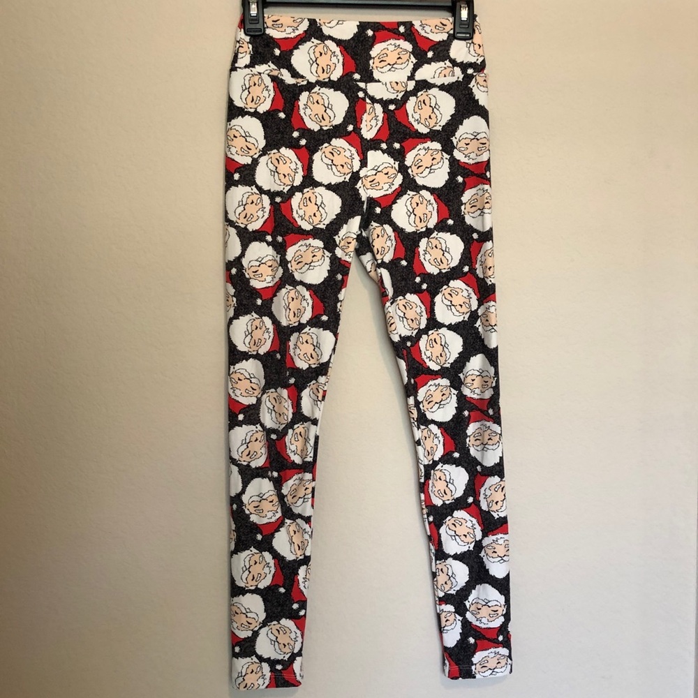 🎁🎄HP🎄🎁 LuLaRoe Christmas Santa Leggings - OS - Picture 3 of 7